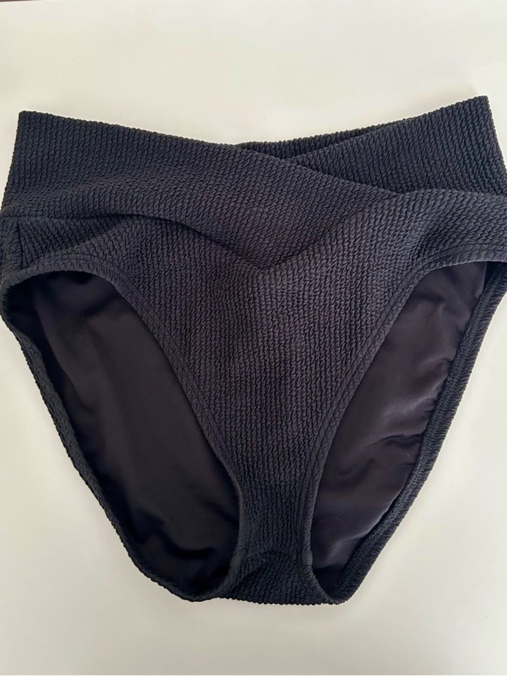 GAP Rib Crossover bikini bottom black | size small